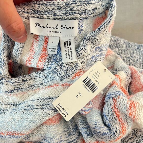 Michael Stars NWT Textured Open-Back Sweater Top size large - Picture 11 of 14